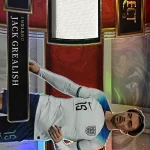 Jack Grealish - Inglaterra - Select Memorabilia	- Paralela Silver Prizm - Jersey - #SM-JGH