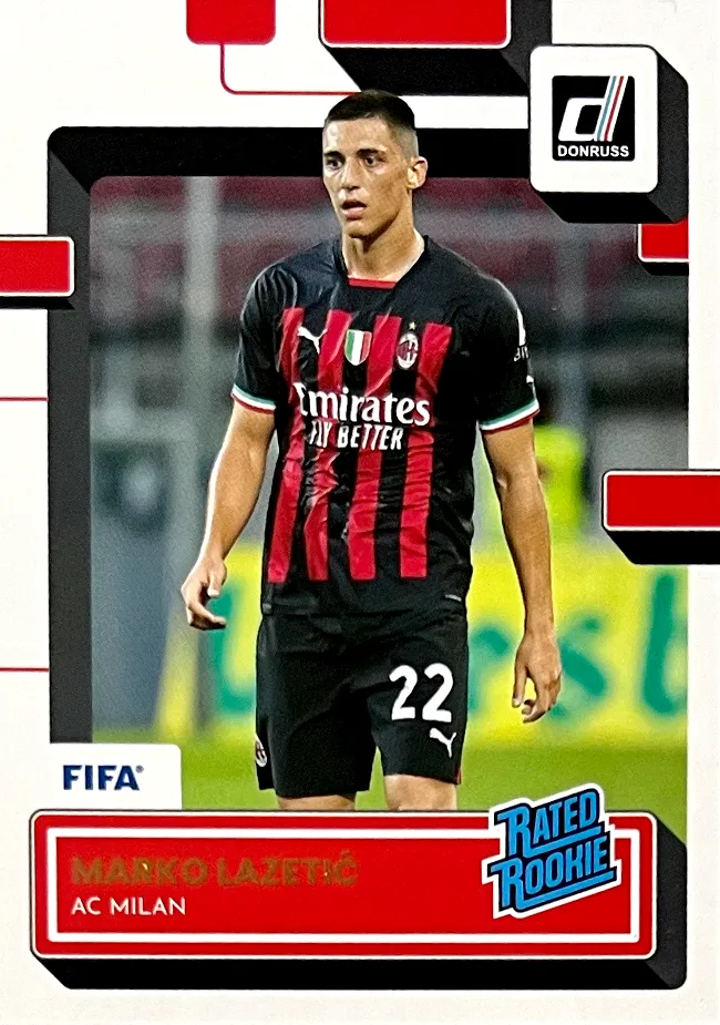 1405 Marko Lazetic - AC Milan - Rated Rookie - #176 - Image 1