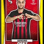Sergiño Dest - AC Milan - Paralela Common Yellow - #67