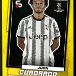 Juan Cuadrado - Juventus - Paralela Common Yellow - #87