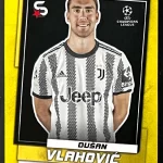 Dusan Vlahovic - Juventus - Paralela Common Yellow - #93