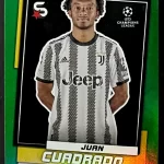 Juan Cuadrado - Juventus - Paralela Uncommon Green - #87