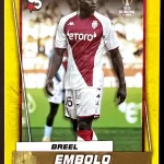 Breel Embolo - Monaco - Varation Yellow Action - #141