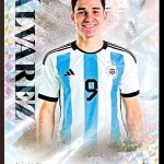 Julián Álvarez - Argentina - Base card - #24