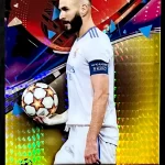 Karim Benzema - Real Madrid - Numerada 132/250 - Paralela Yellow Prism Refractor  - #46
