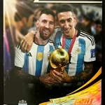 Messi - Di María - Argentina - Paralela Silver - #1