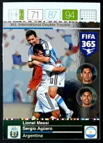 Lionel Messi - Sergio Aguero - Argentina - Double Trouble - #362