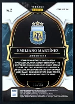 Emiliano Martínez - Argentina - Numerada 15/25 - Terrace Prizm Zebra - #2 - Image 2