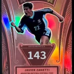 Javier Zanetti - Argentina - Numerada 14/49 - Apparences 143 - #4